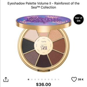 NIB Tarte Rainforest Of the Sea Vol II Palette